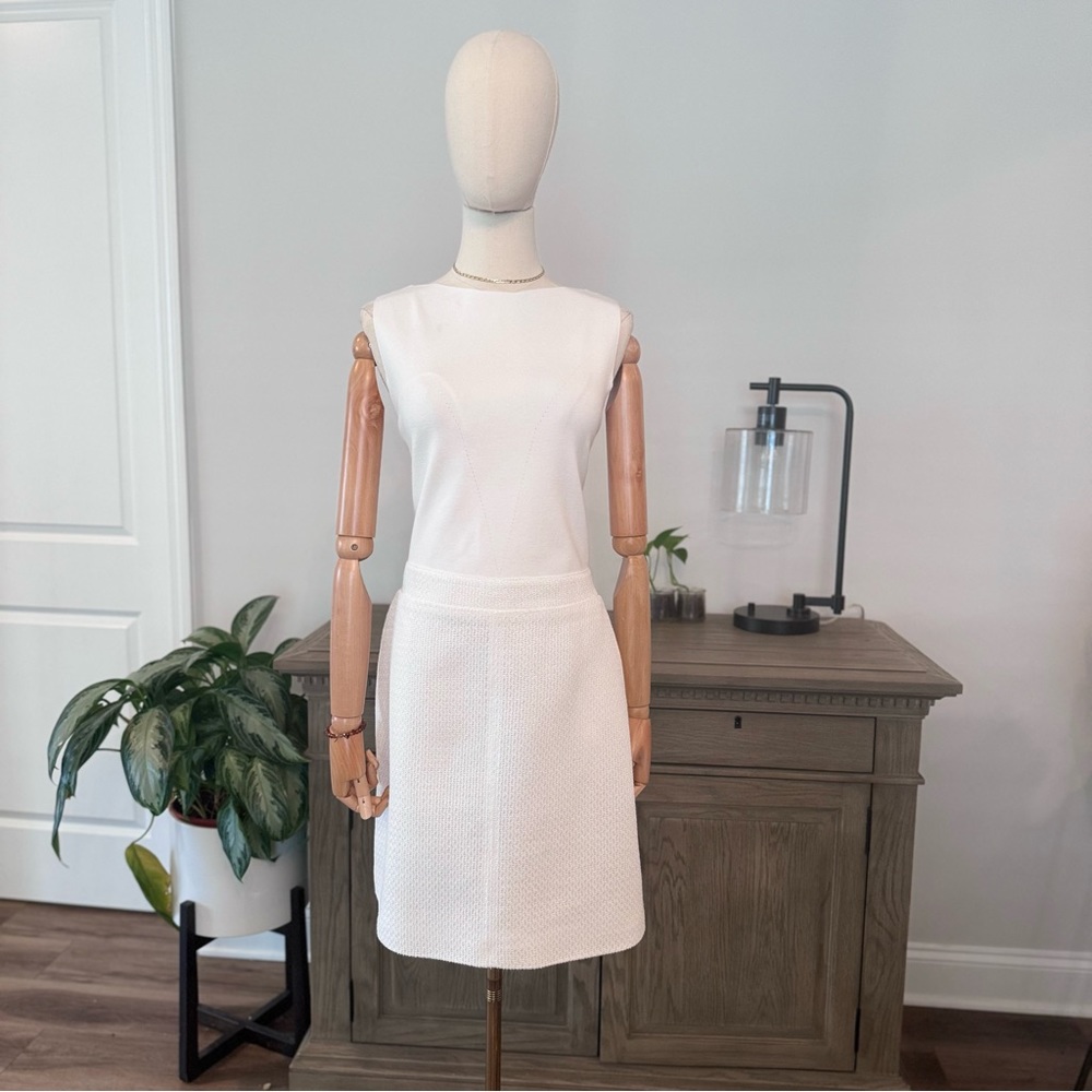 New With Tags- NWT Ted Baker London Anitra White A-Line Dress | Size 4